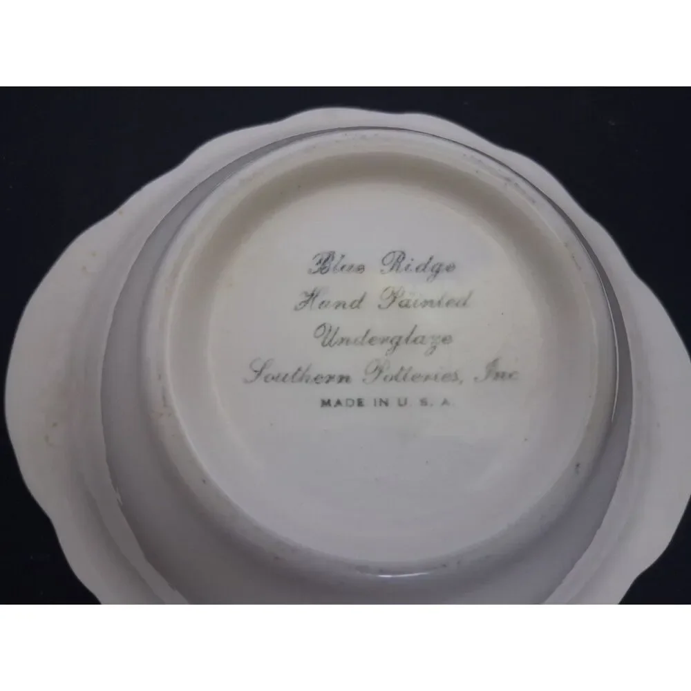 Vintage Southern Potteries Inc Blue Ridge 